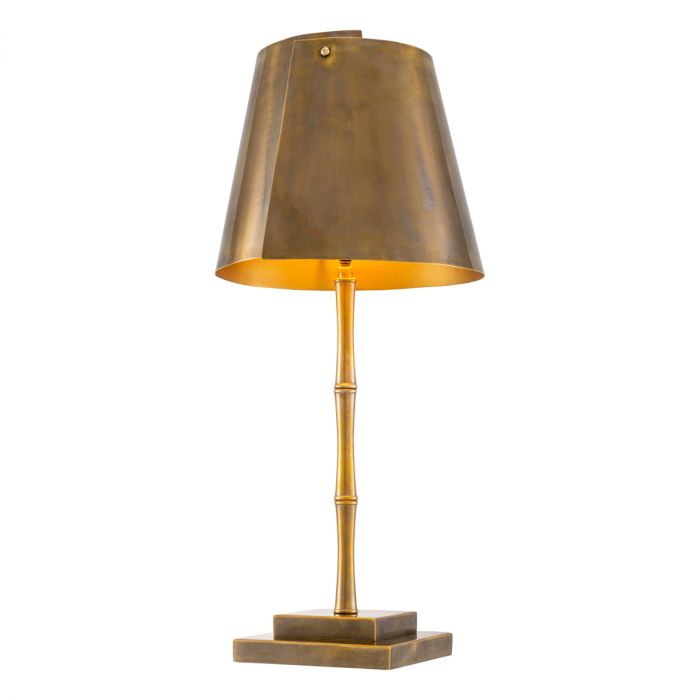 Table Lamp Seraphina vintage brass finish