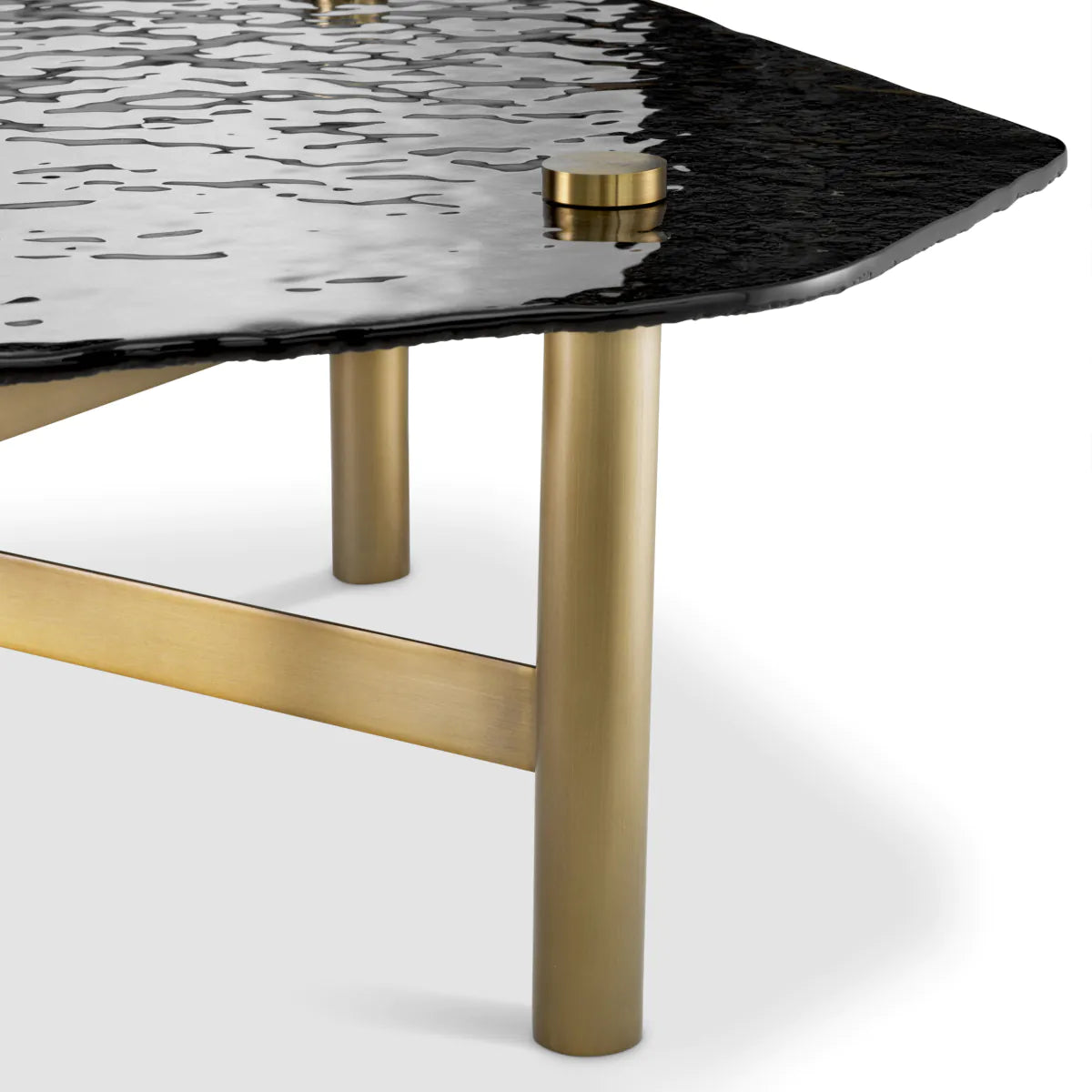 Black Glass Coffee Table Cortes | Eichholtzmh.com