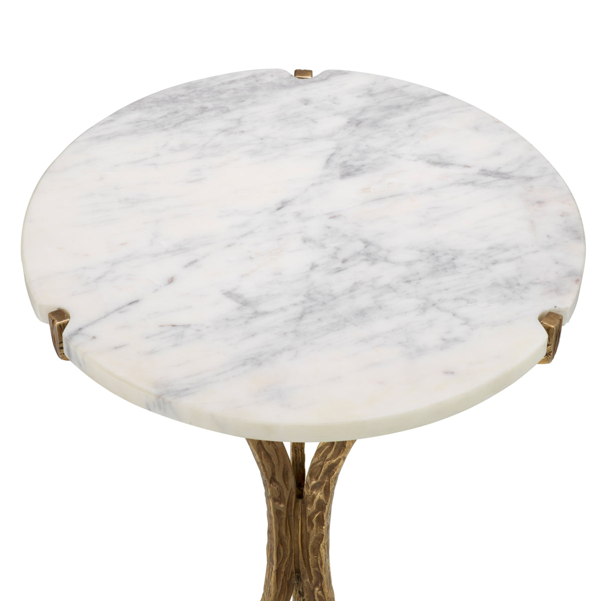 White Marble Side Table Emmeline | Eichholtzmh.com