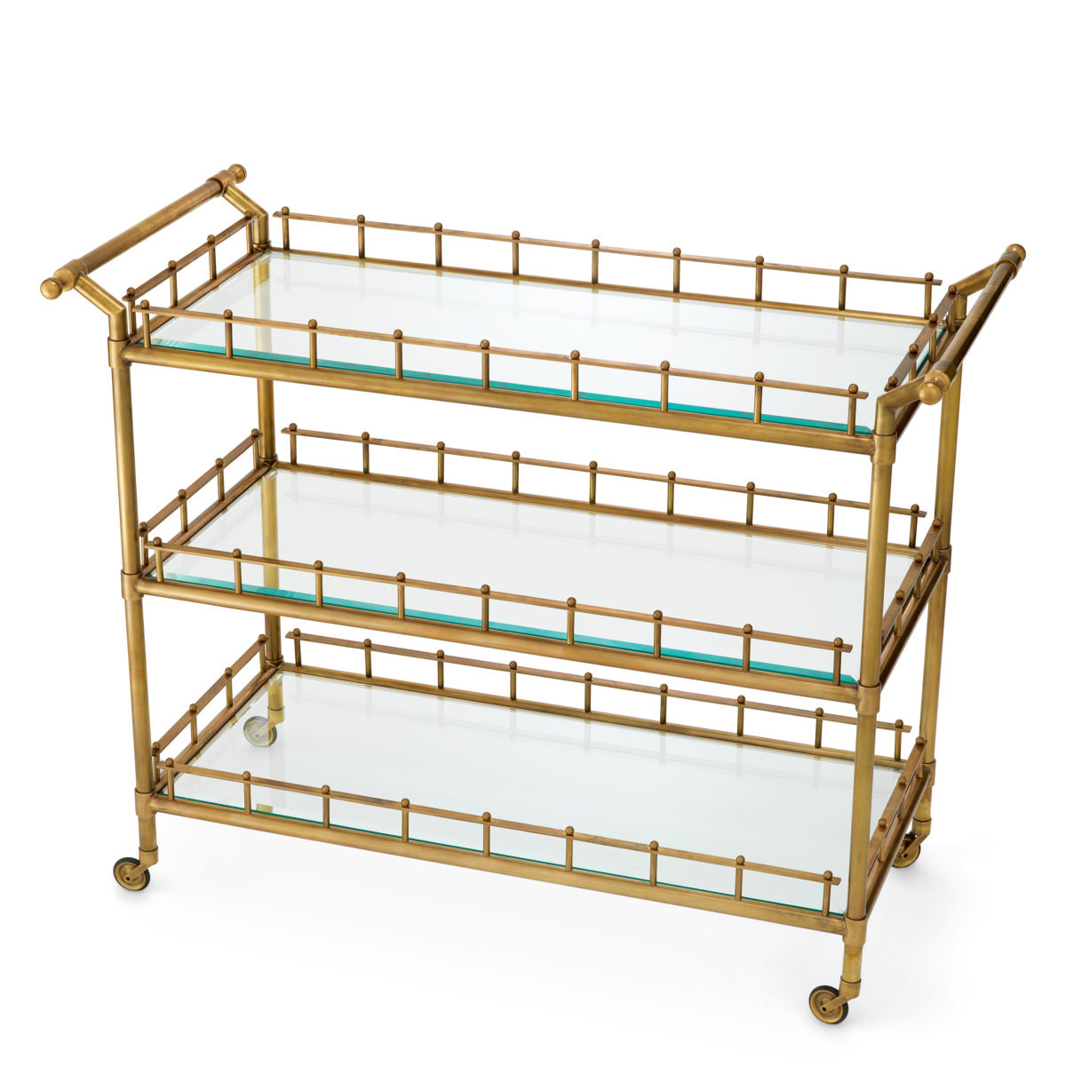 Vintage Brass Trolley L Scarlett
