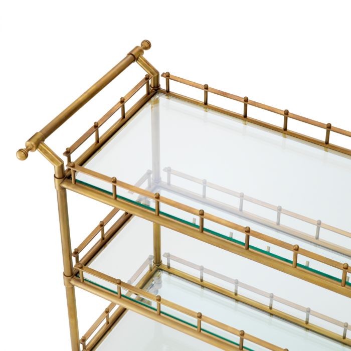 Trolley Scarlett L vintage brass finish