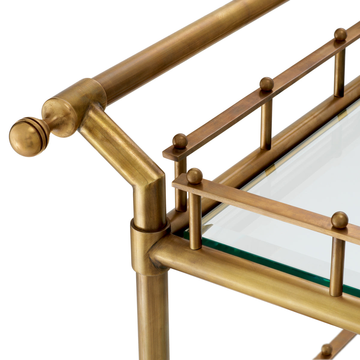 Vintage Brass Trolley L Scarlett