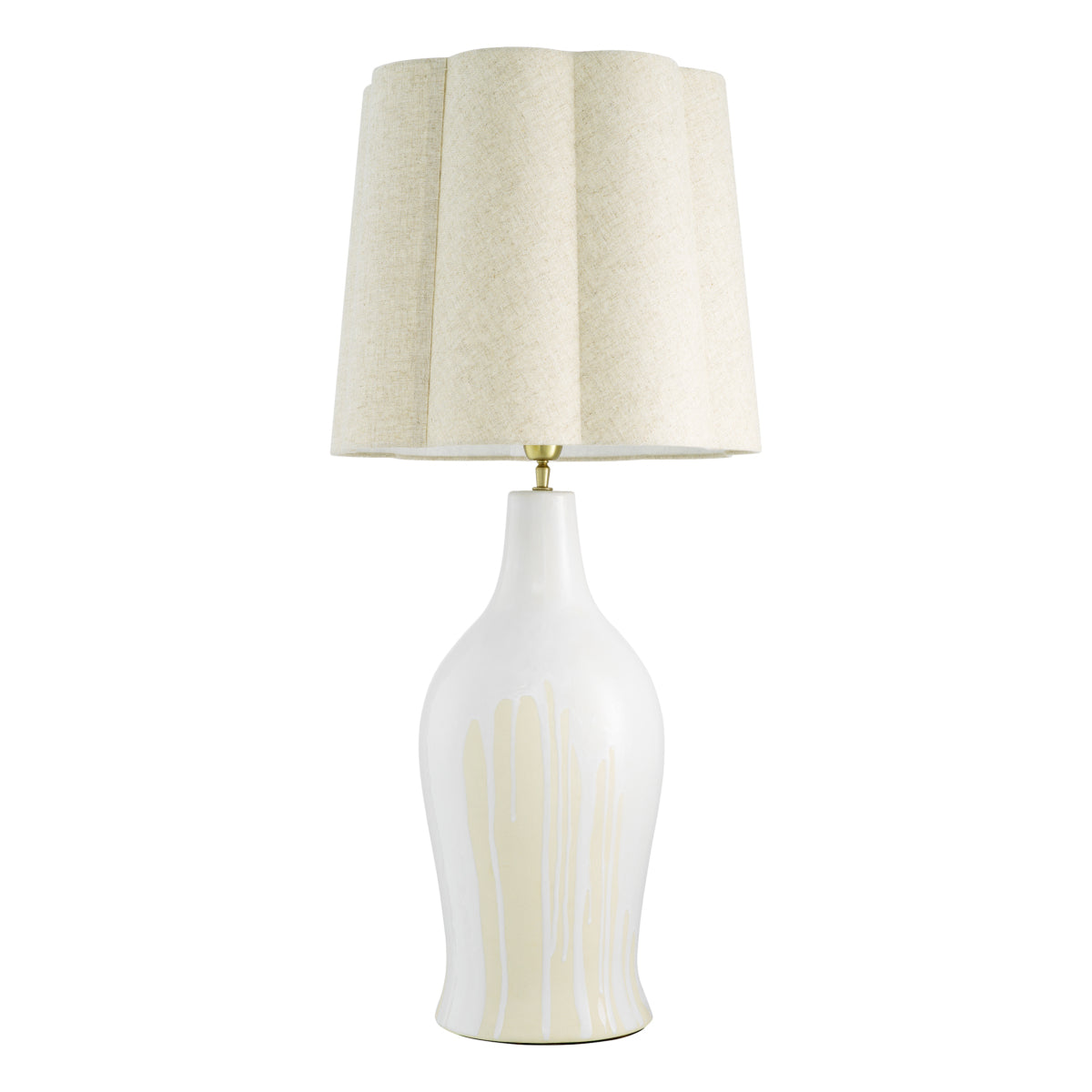 White Ceramic Base Table Lamp Beatriz