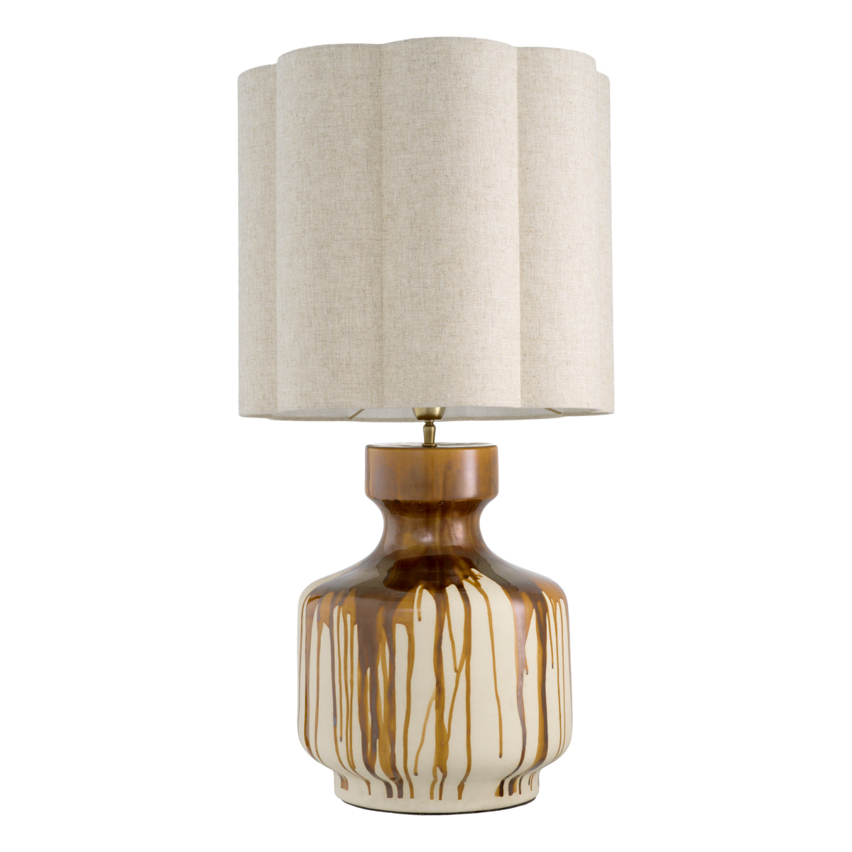 Brown Ceramic Table Lamp Lorena