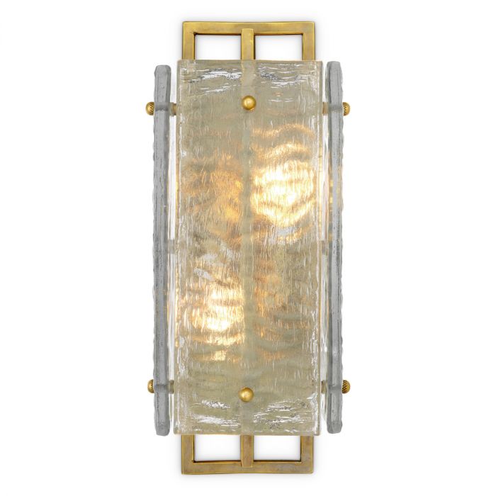 Wall Lamp Solara vintage brass finish