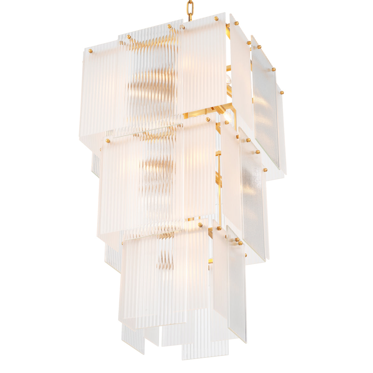 Frosted Glass Tiered Chandelier Giardano | Eichholtzmh.com