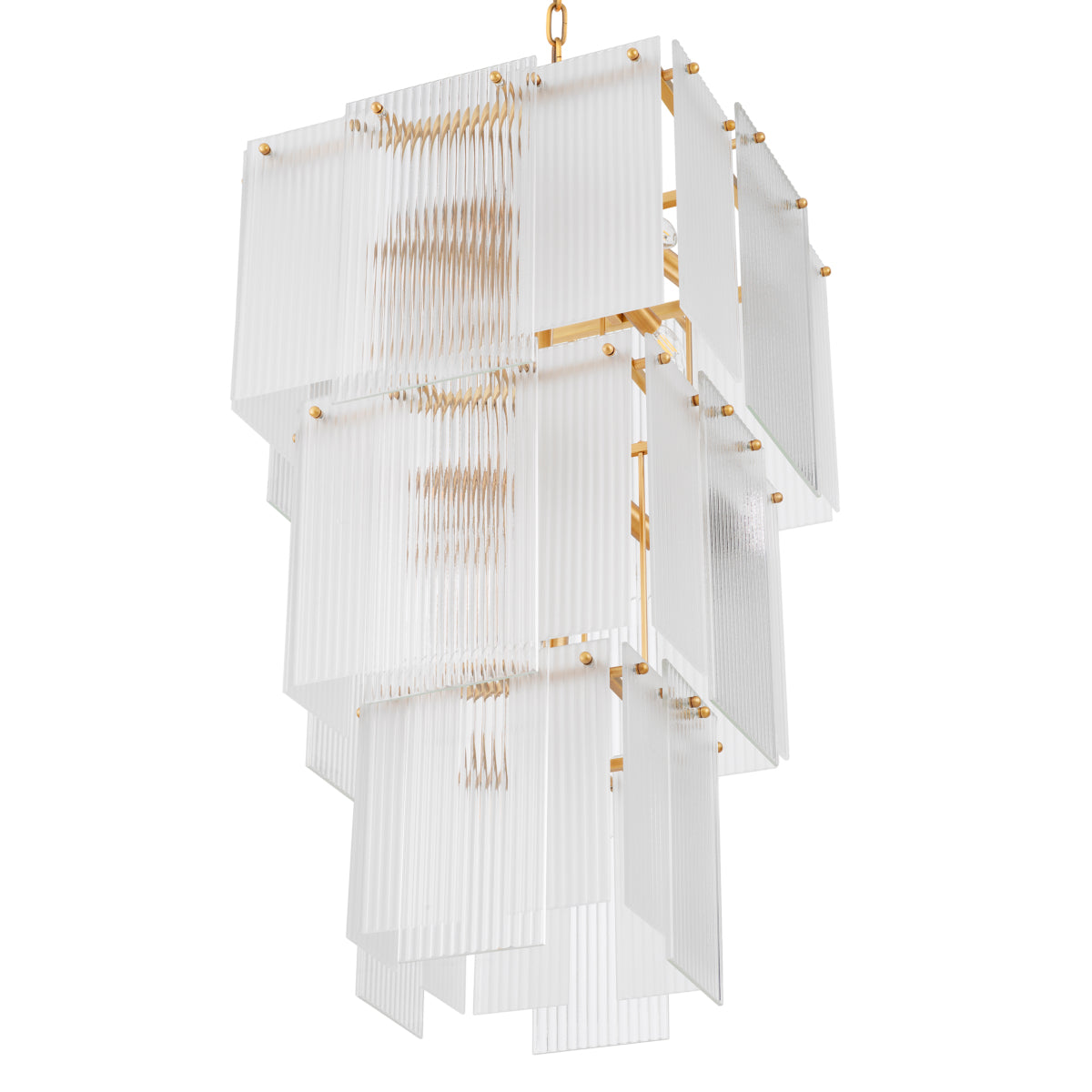 Frosted Glass Tiered Chandelier Giardano | Eichholtzmh.com