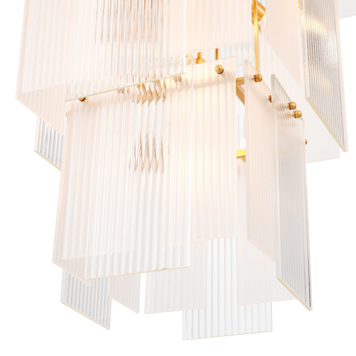 Frosted Glass Tiered Chandelier Giardano | Eichholtzmh.com