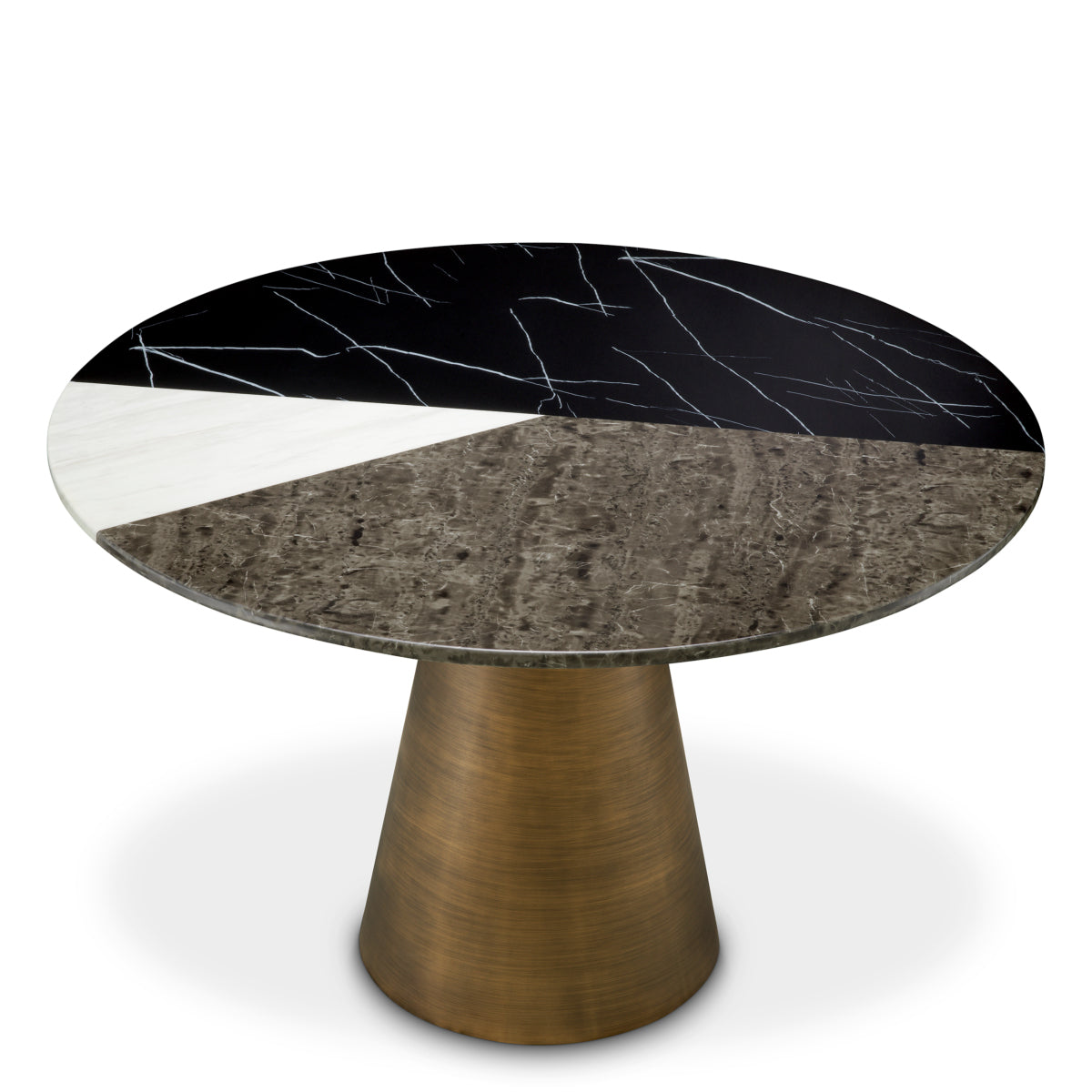 Copper Base Dining Table Tricolori | Eichholtzmh.com