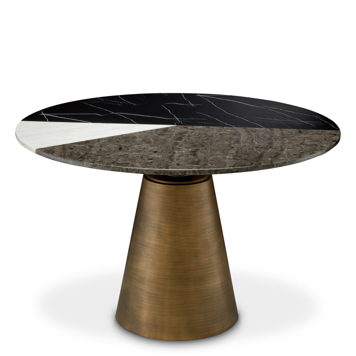 Copper Base Dining Table Tricolori | Eichholtzmh.com