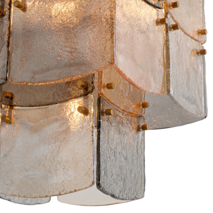 Chandelier Laurent antique brass finish