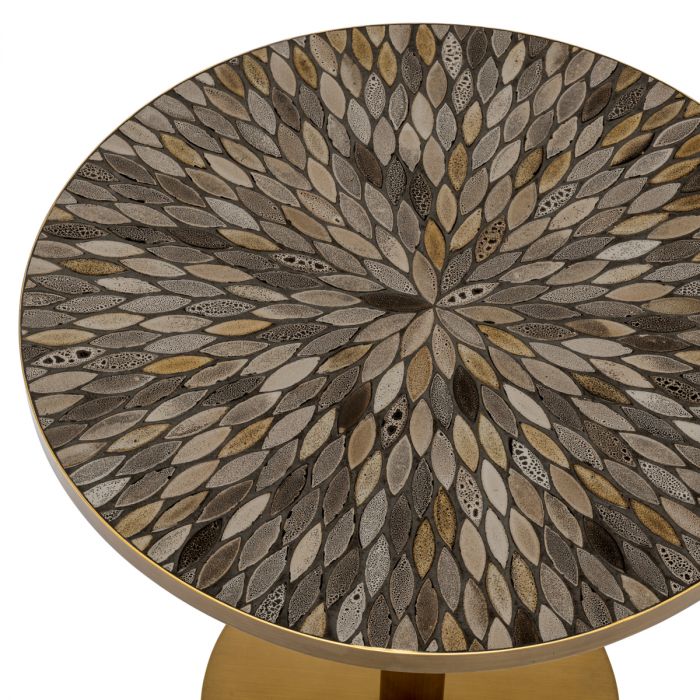 Dining Table Declan antique brass finish