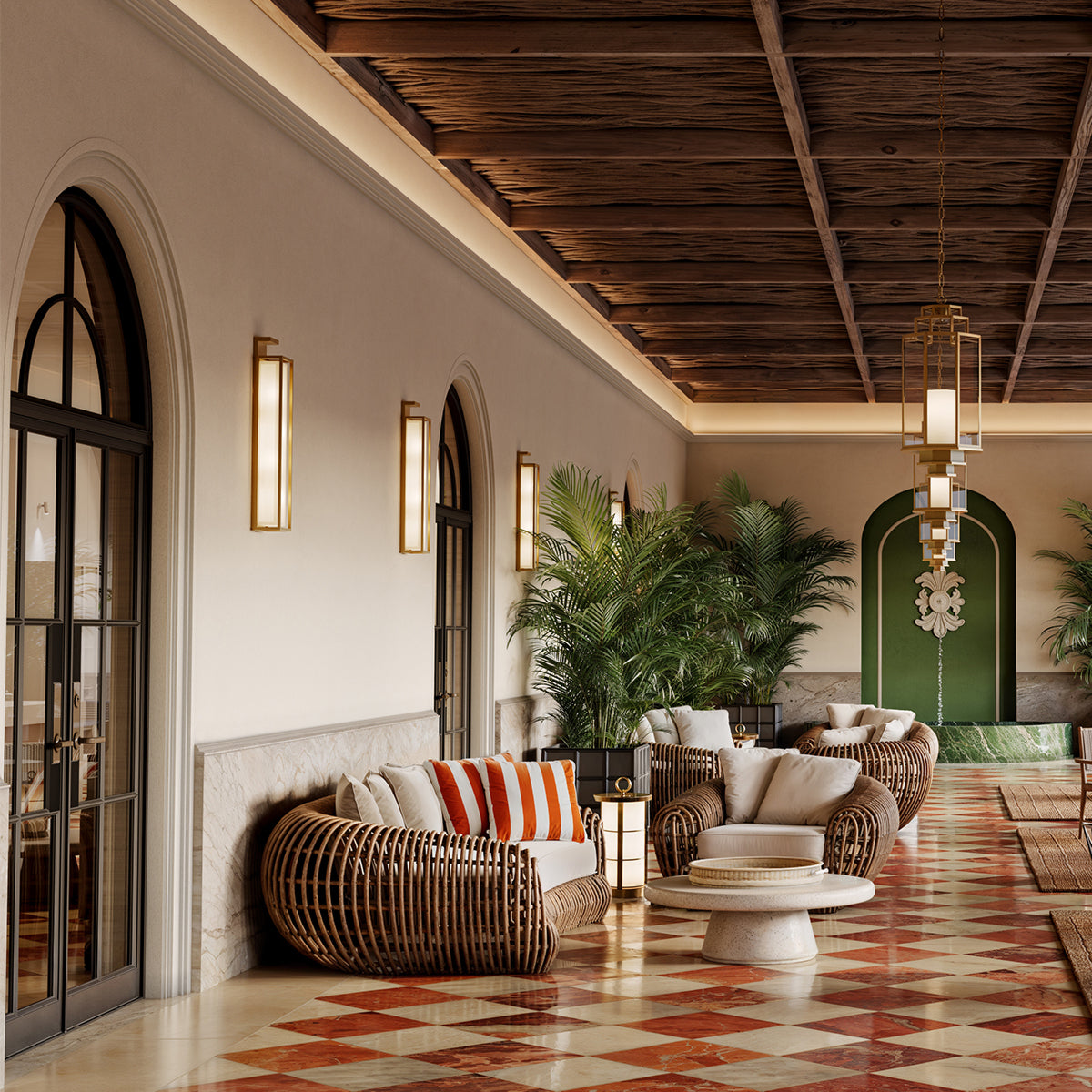 Cushioned Outdoor Sofa Siderno | Eichholtzmh.com