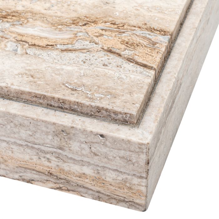 Coffee Table Sartoria silver travertine