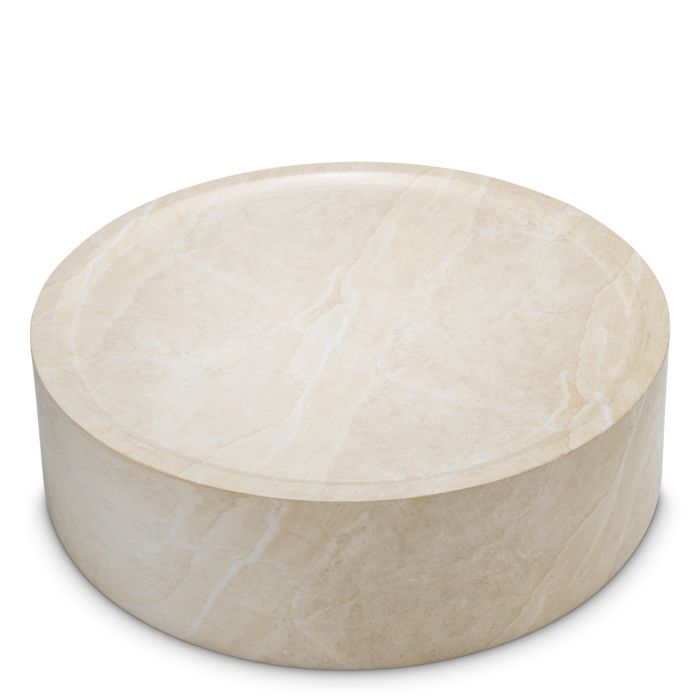 Coffee Table Joshua S faux travertine