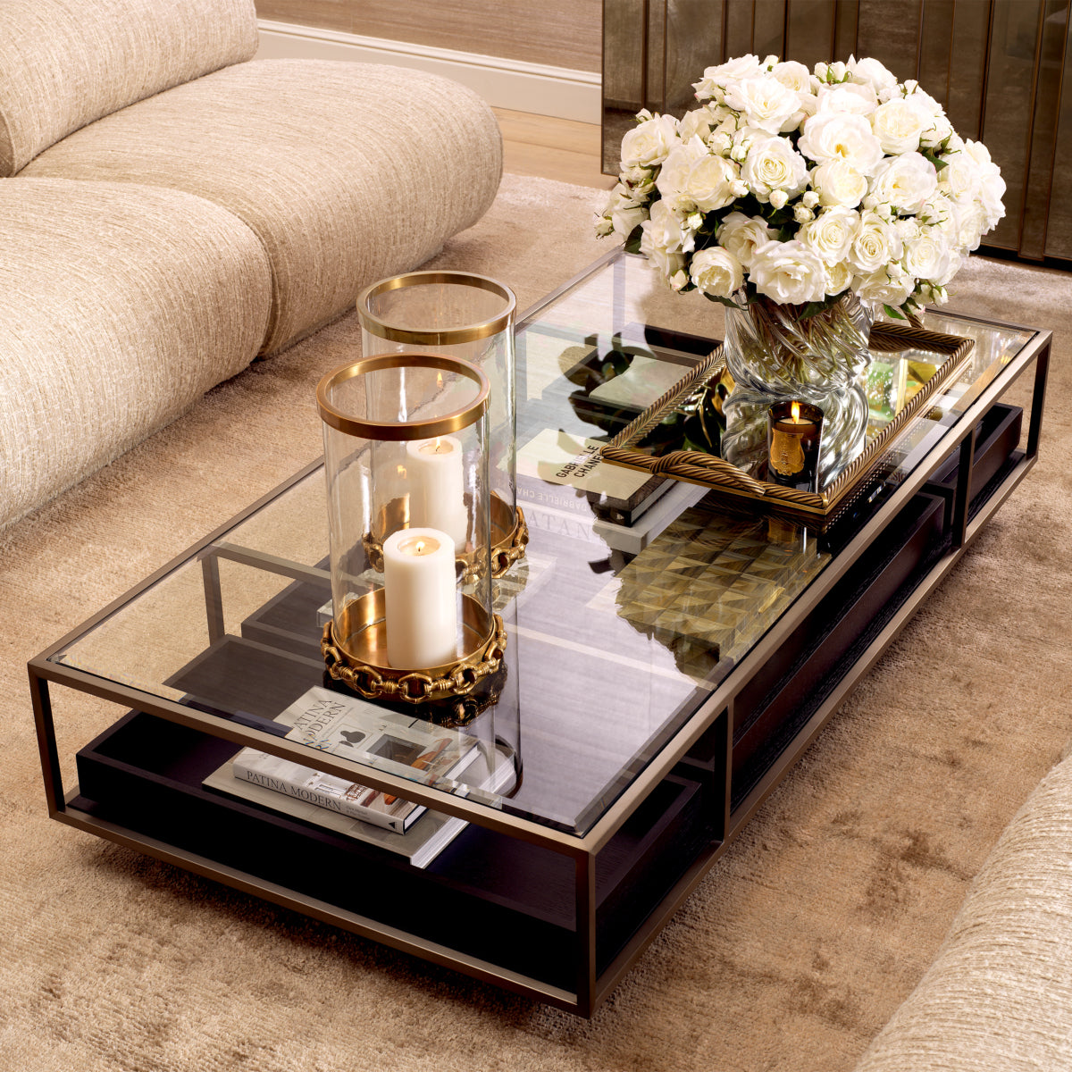 White Artificial Bouquet Set (72pcs) Roses