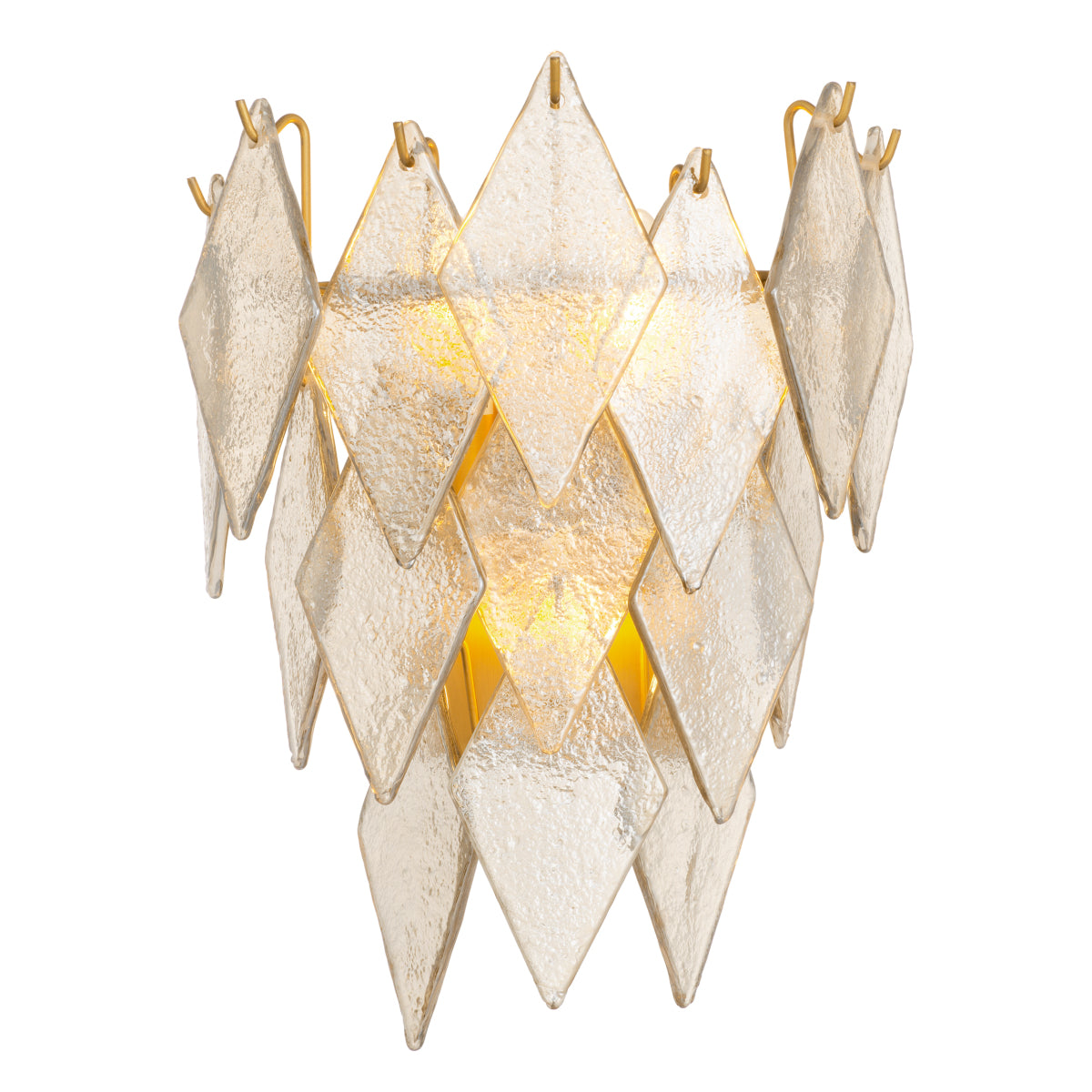 Sugared Glass Wall Lamp Rhombus | Eichholtzmh.com