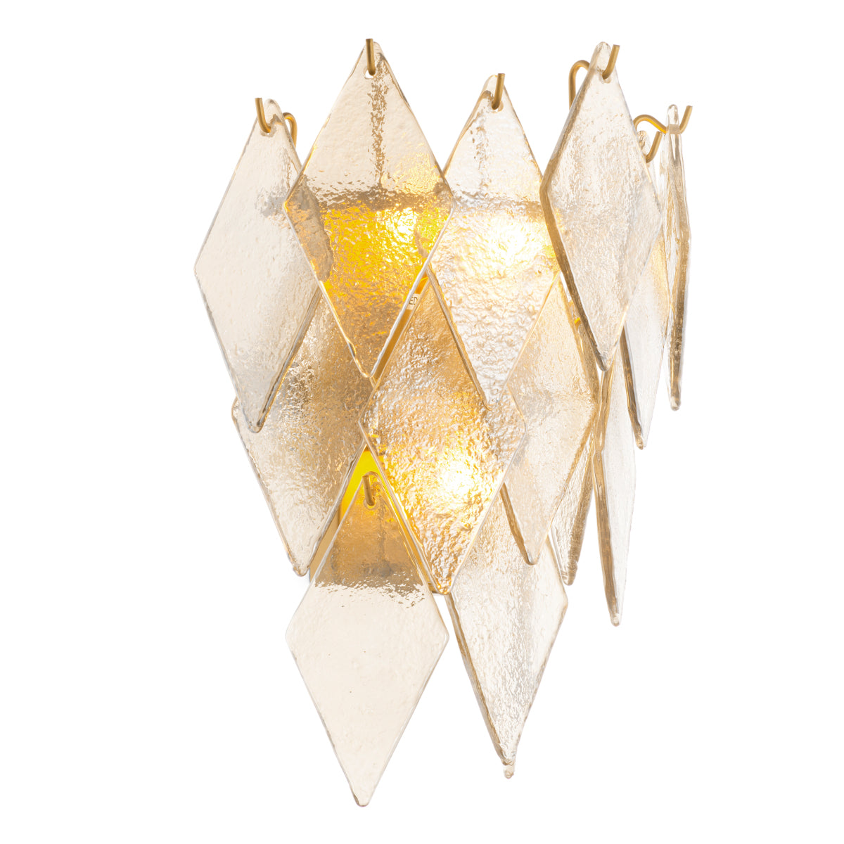 Sugared Glass Wall Lamp Rhombus | Eichholtzmh.com
