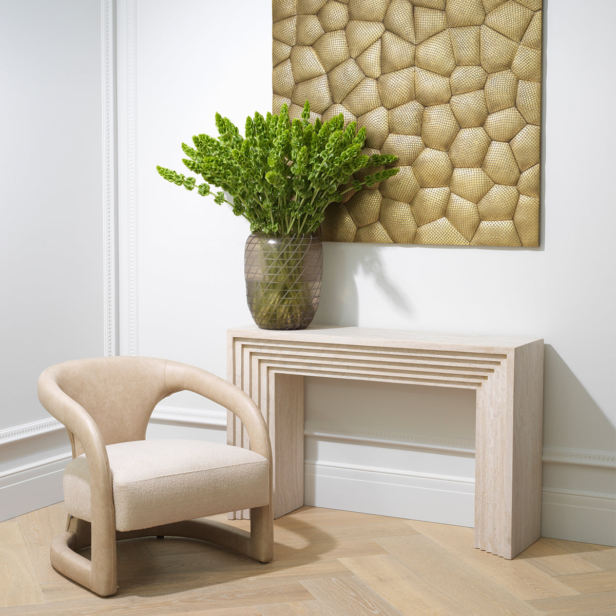 Travertine Console Table Tarrington | Eichholtzmh.com