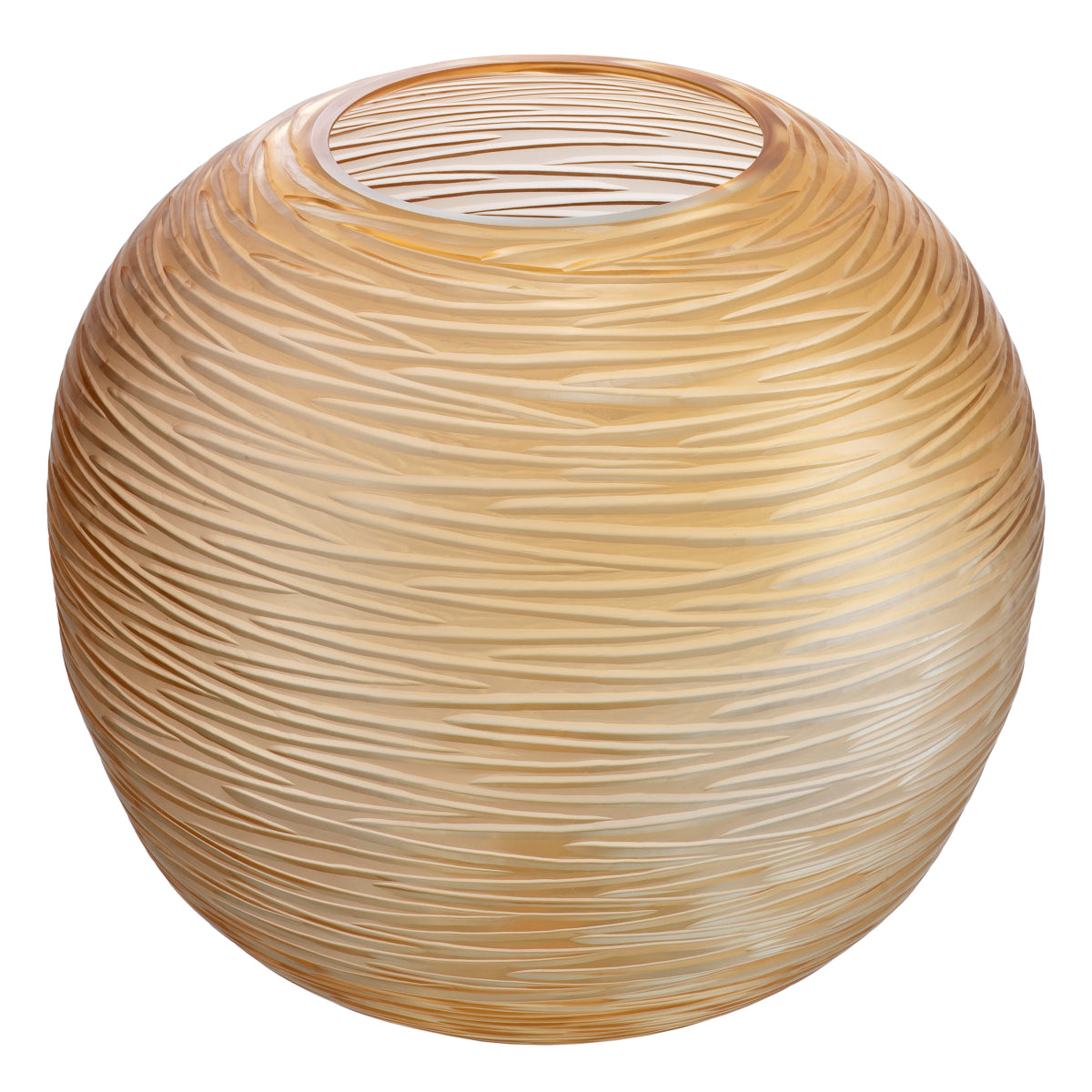 Peach Handblown Glass Vase S Alessio