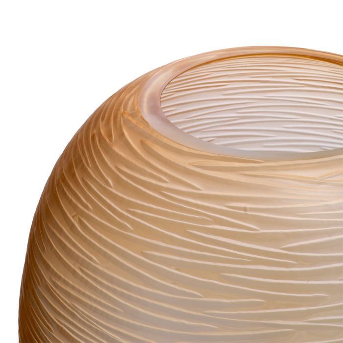 Vase Alessio L peach glass