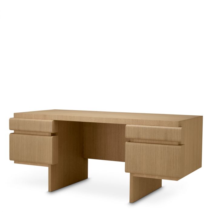Desk Colston natural oak veneer