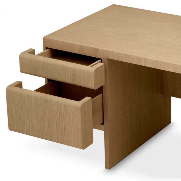 Desk Colston natural oak veneer