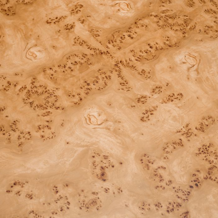 Coffee Table Quinton light brown mappa burl veneer set of 3