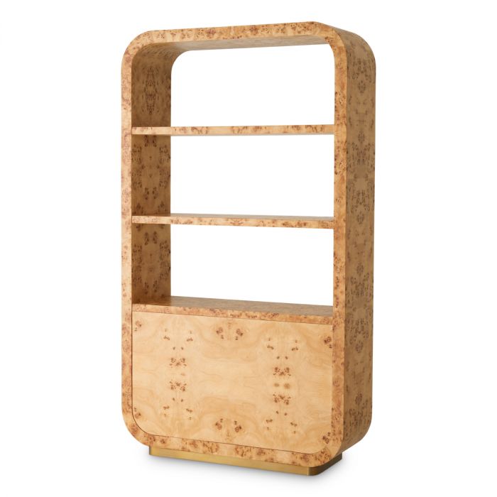 Cabinet Quinton light brown mappa burl veneer