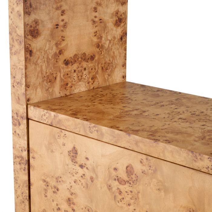 Cabinet Quinton light brown mappa burl veneer
