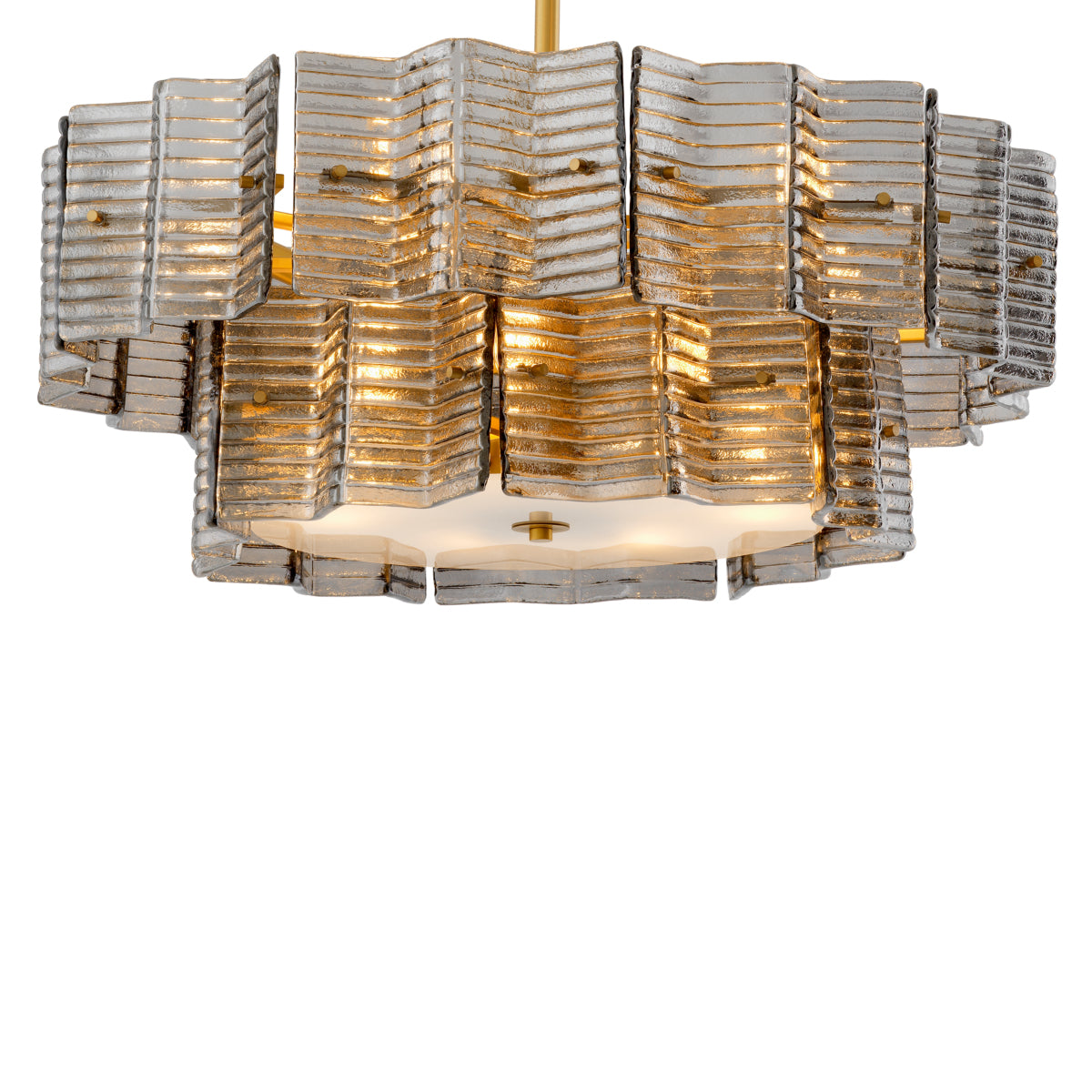 Ribbed Glass Chandelier Silvano | Eichholtzmh.com