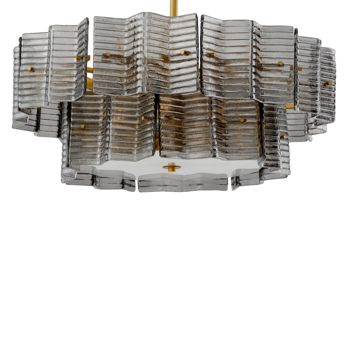 Ribbed Glass Chandelier Silvano | Eichholtzmh.com