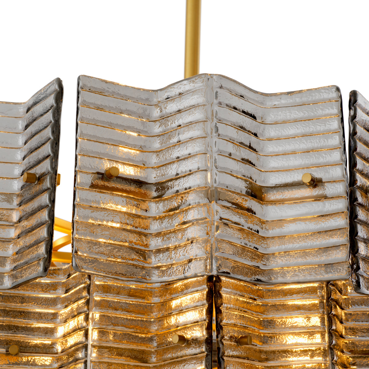 Ribbed Glass Chandelier Silvano | Eichholtzmh.com