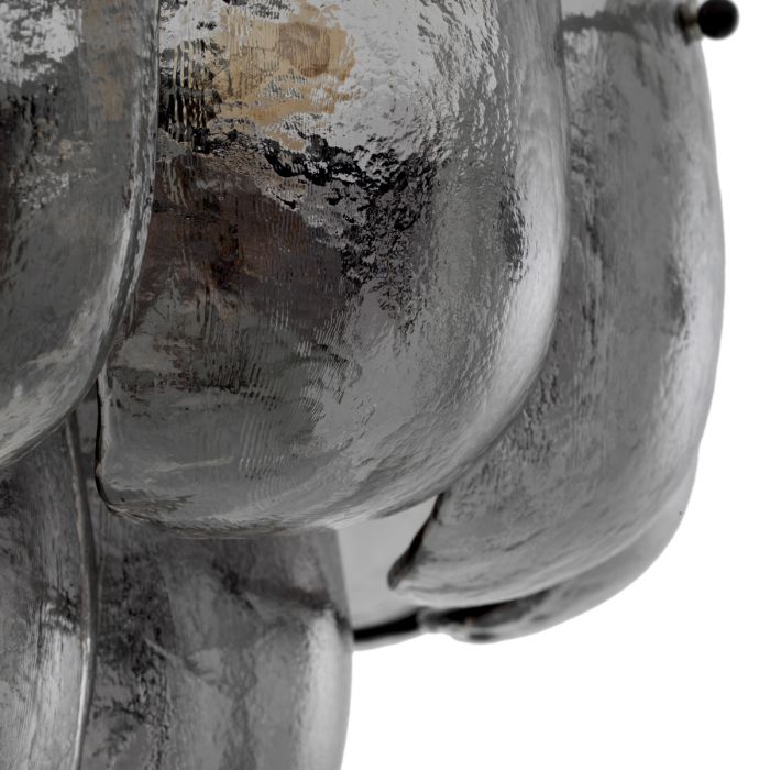 Chandelier Gustave smoke glass