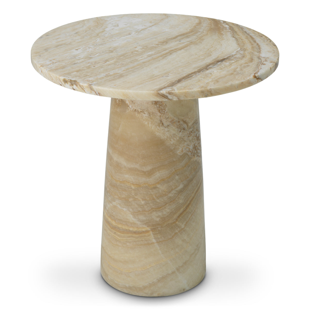 Onyx Pedestal Side Table Terry
