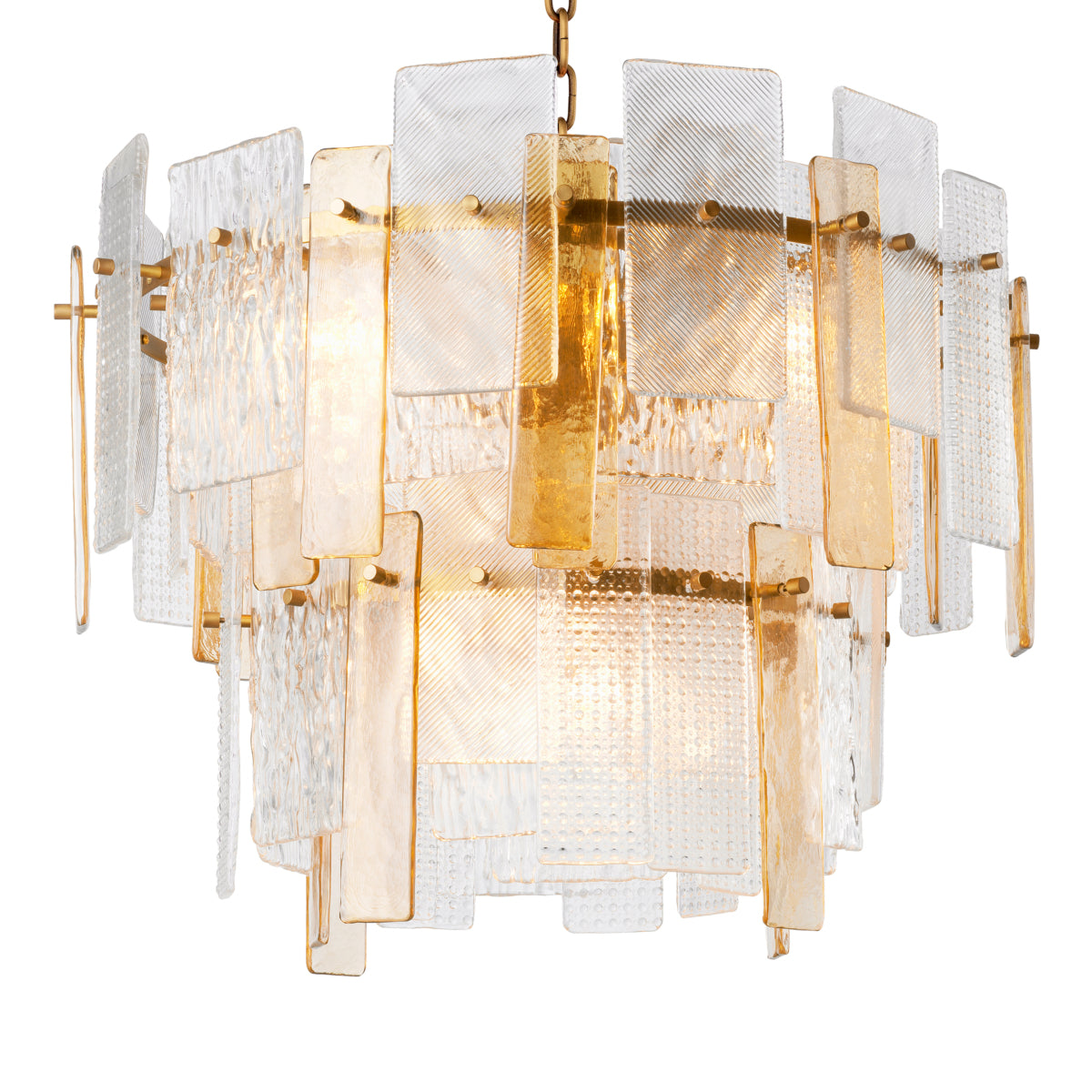 Textured Glass Chandelier Cassiano | Eichholtzmh.com