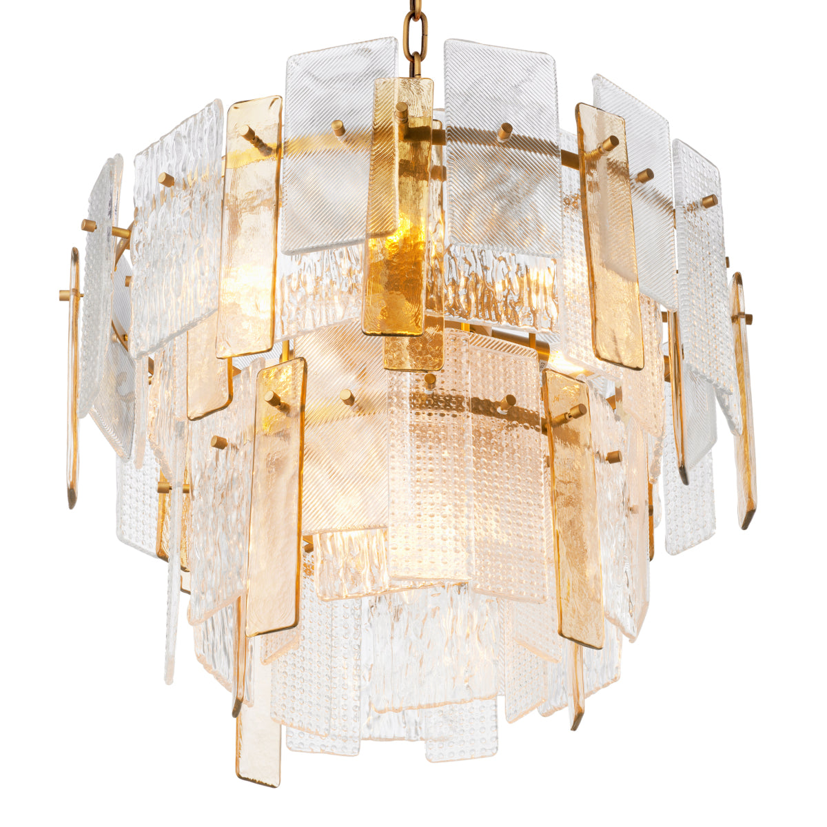 Textured Glass Chandelier Cassiano | Eichholtzmh.com