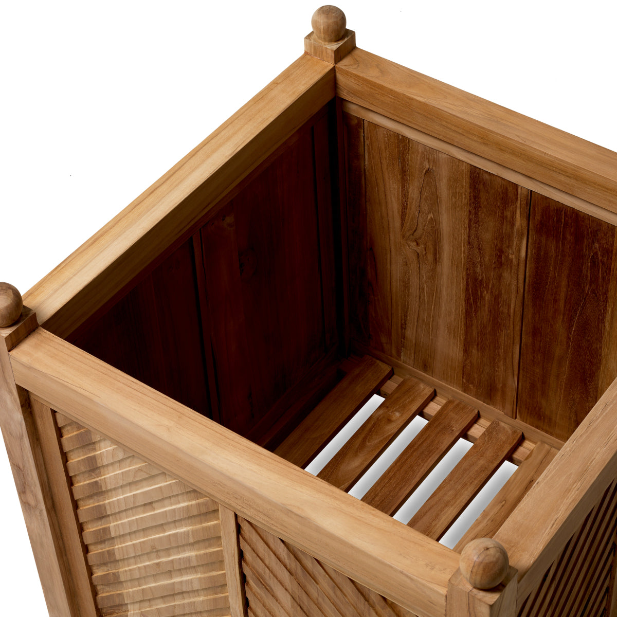 Natural Teak Outdoor Planter Stanmore | Eichholtzmh.com