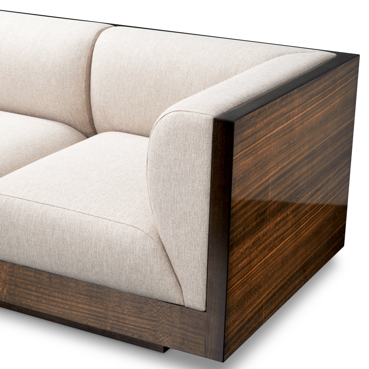 Eucalyptus Veneer Upholstered Sofa Sebastian | Eichholtzmh.com