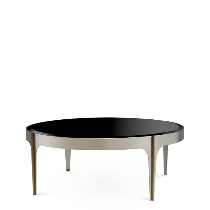 Coffee Table Artemisa S brushed steel finish