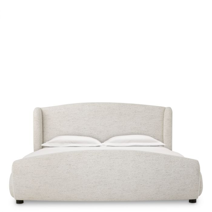 Bed Frame Mellory King size seashell off-white