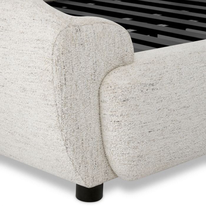 Bed Frame Mellory King size seashell off-white