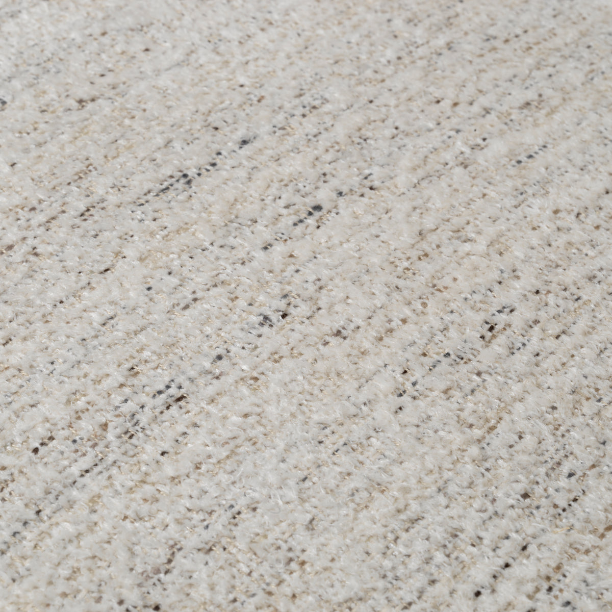 Off-White Upholstered Bed Frame Queen Mellory