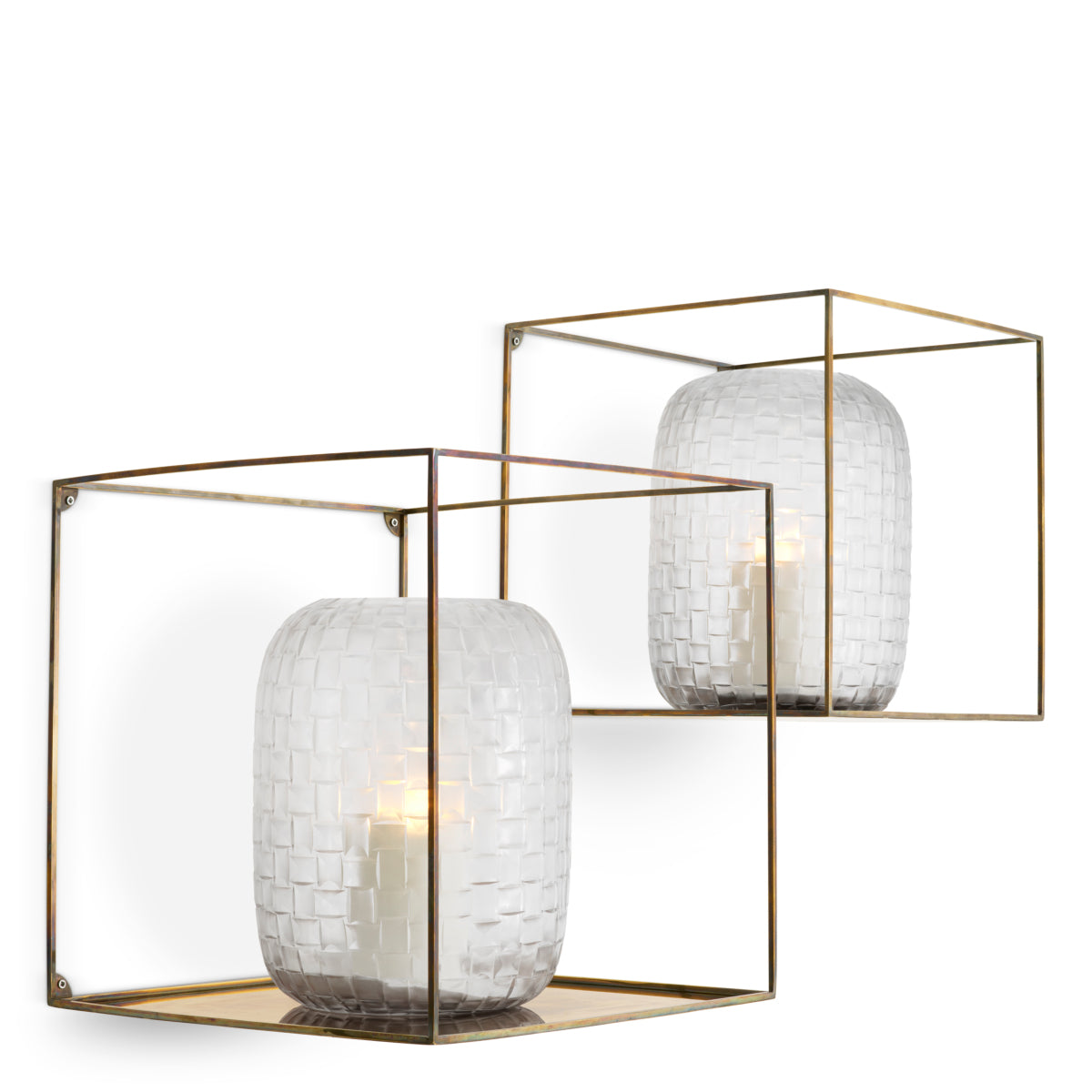 Vintage Brass Wall Racks (2) Deco | Eichholtzmh.com