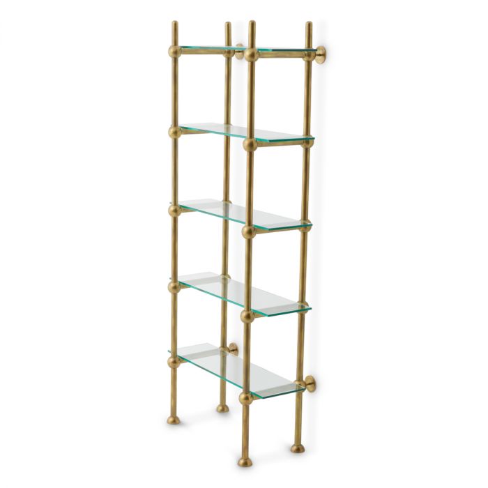 Wall Cabinet Monforte vintage brass finish