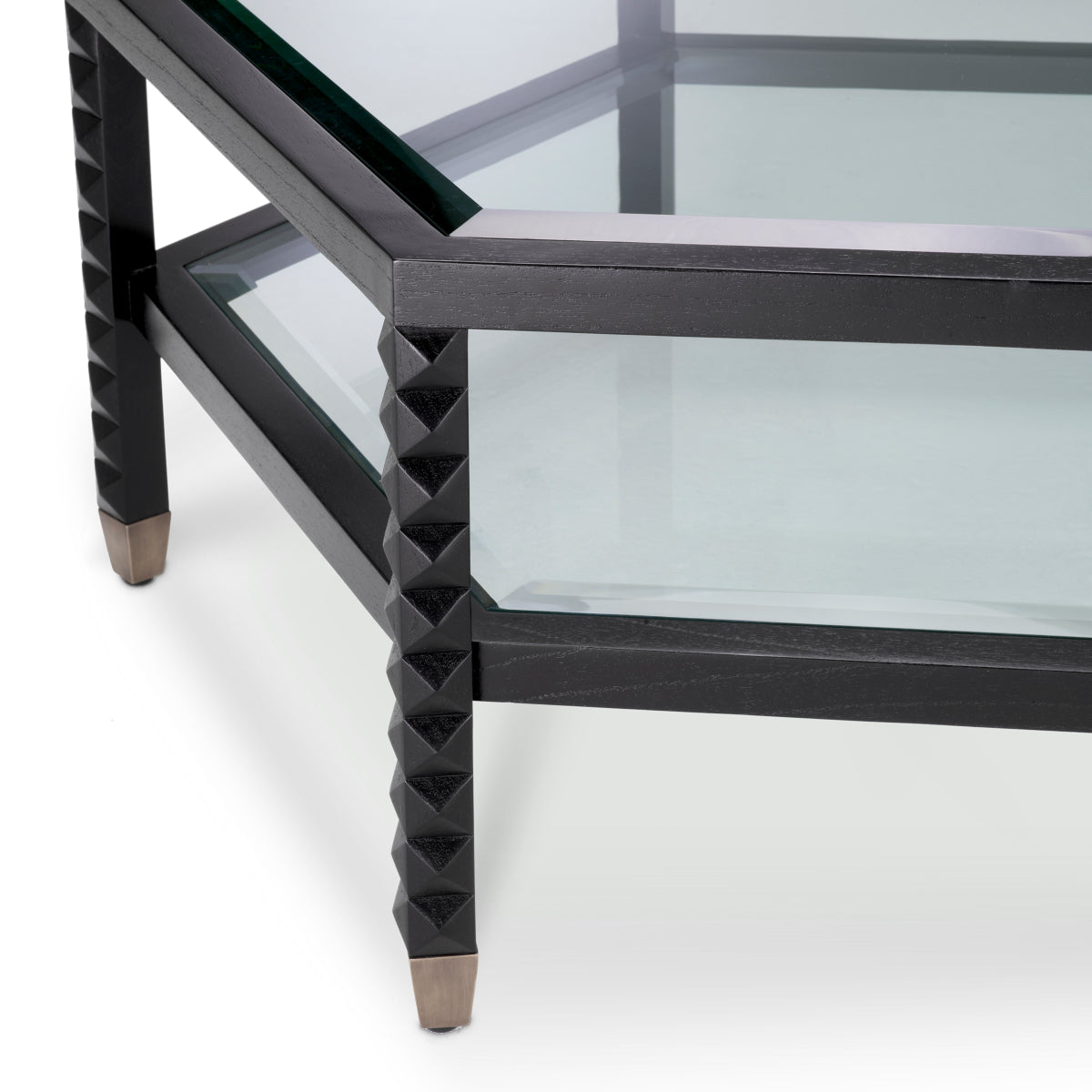 Black Hexagonal Coffee Table Cornelius | Eichholtzmh.com