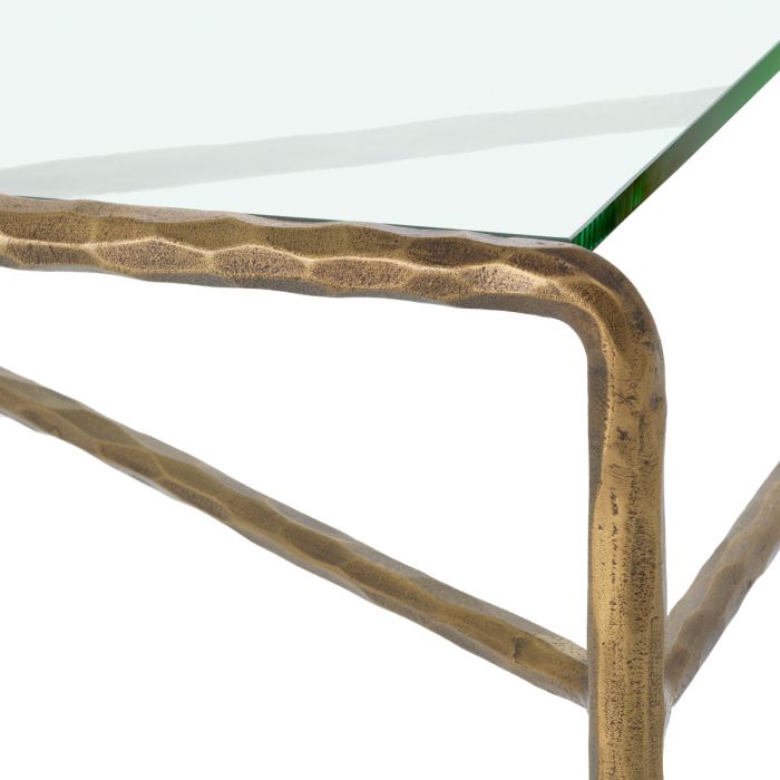 Coffee Table Xandria vintage brass finish