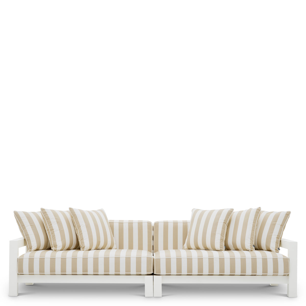 White Upholstered Outdoor Sofa Cap-Antibes