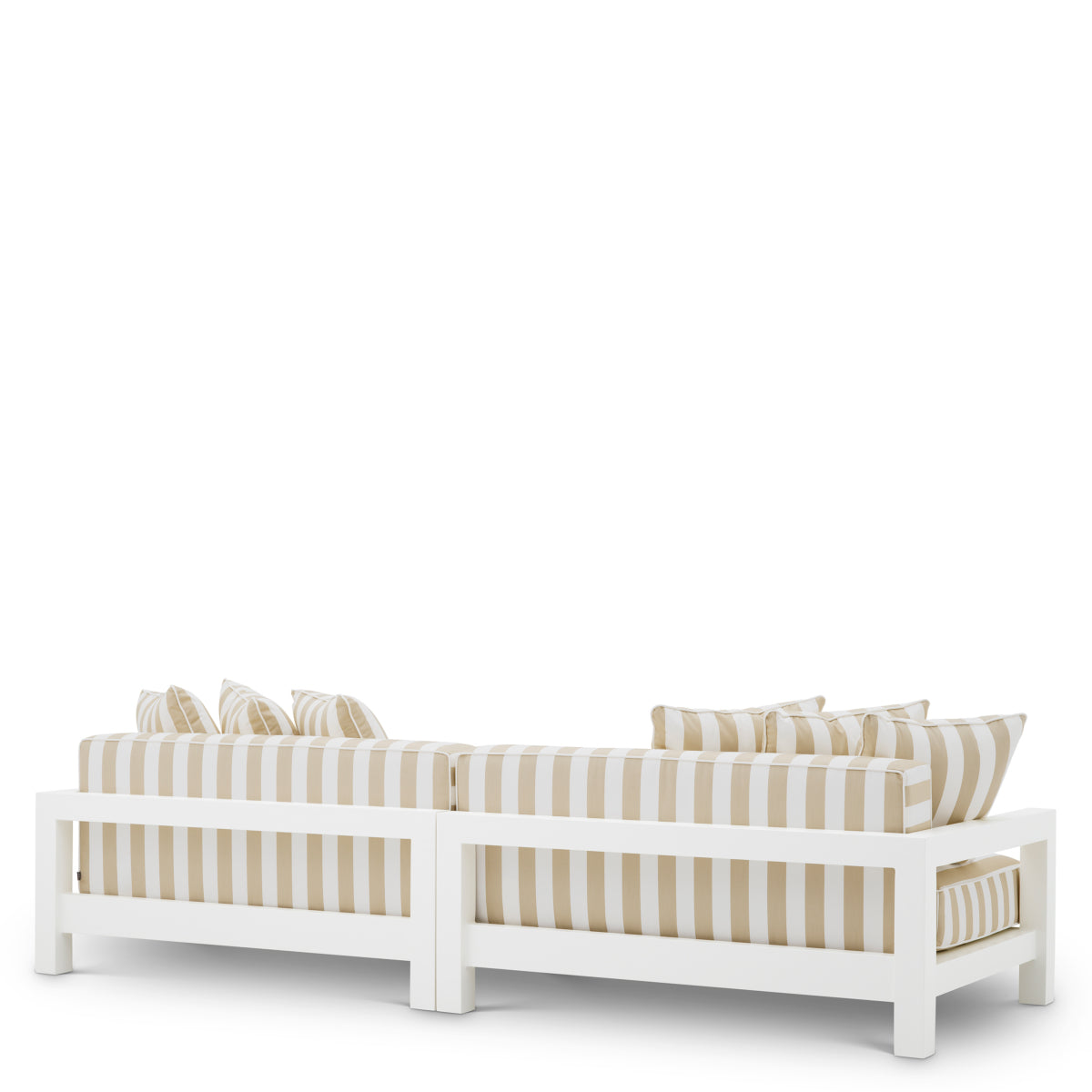 White Upholstered Outdoor Sofa Cap-Antibes