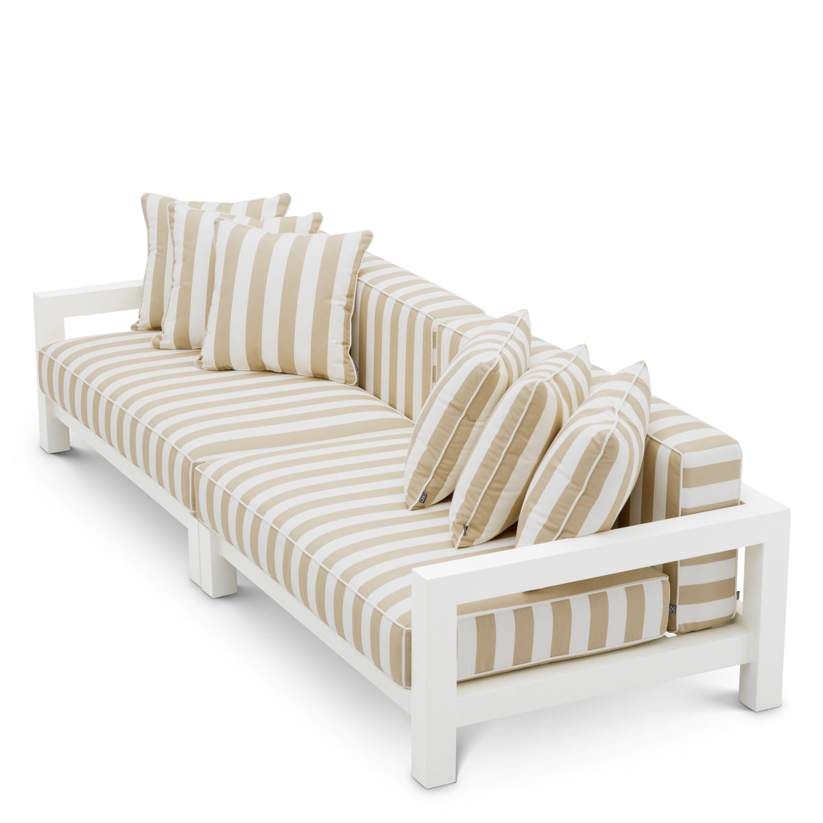 White Upholstered Outdoor Sofa Cap-Antibes